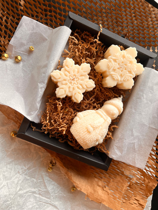 GIFT SET: SNOWMAN & SNOWFLAKES